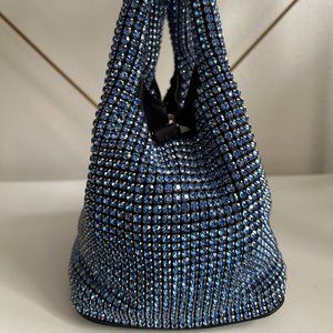 SOLD OFFLINE - Navy Blue Rhinestone Bag